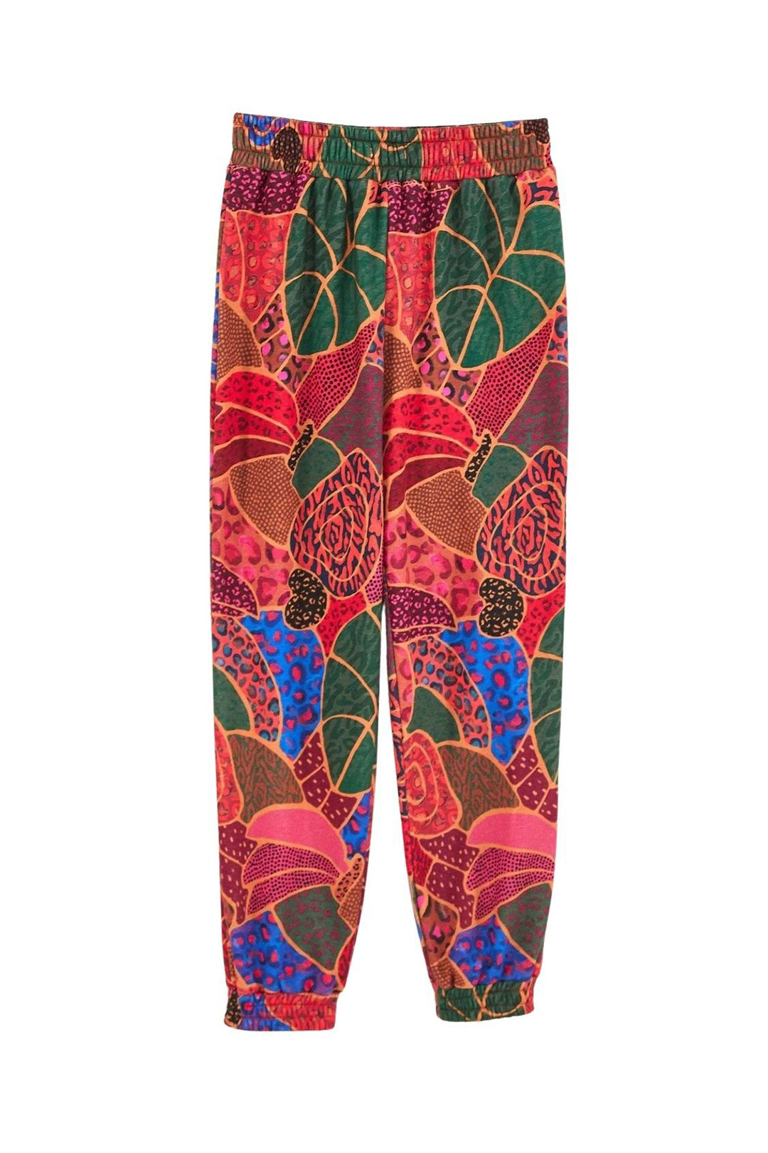 Pantalon de survêtement animaux cachés en coton mélangé - Multicolor