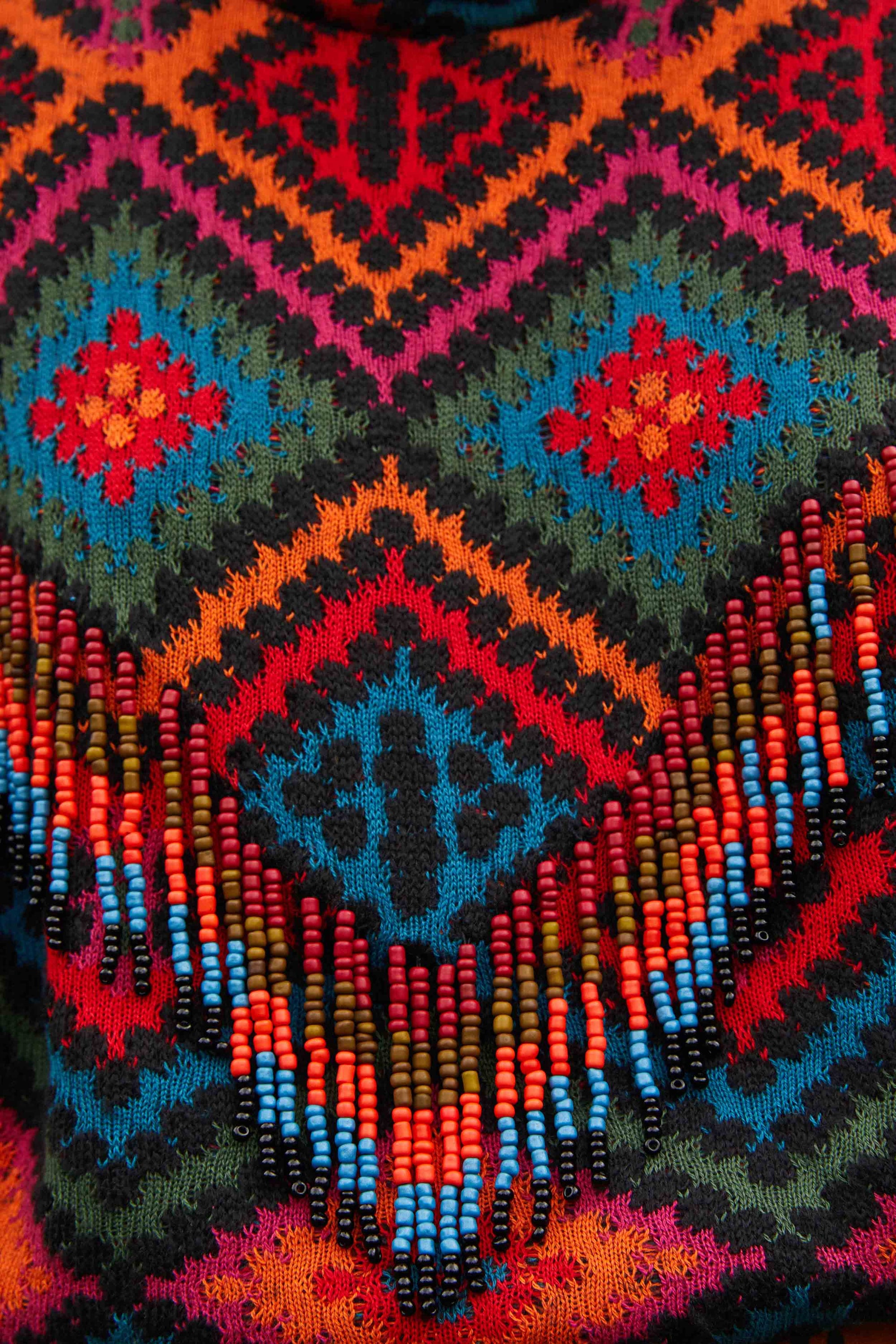 Pull Rauti à col montant - Multicolore