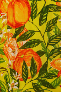 Robe midi Mandarines - Jaune