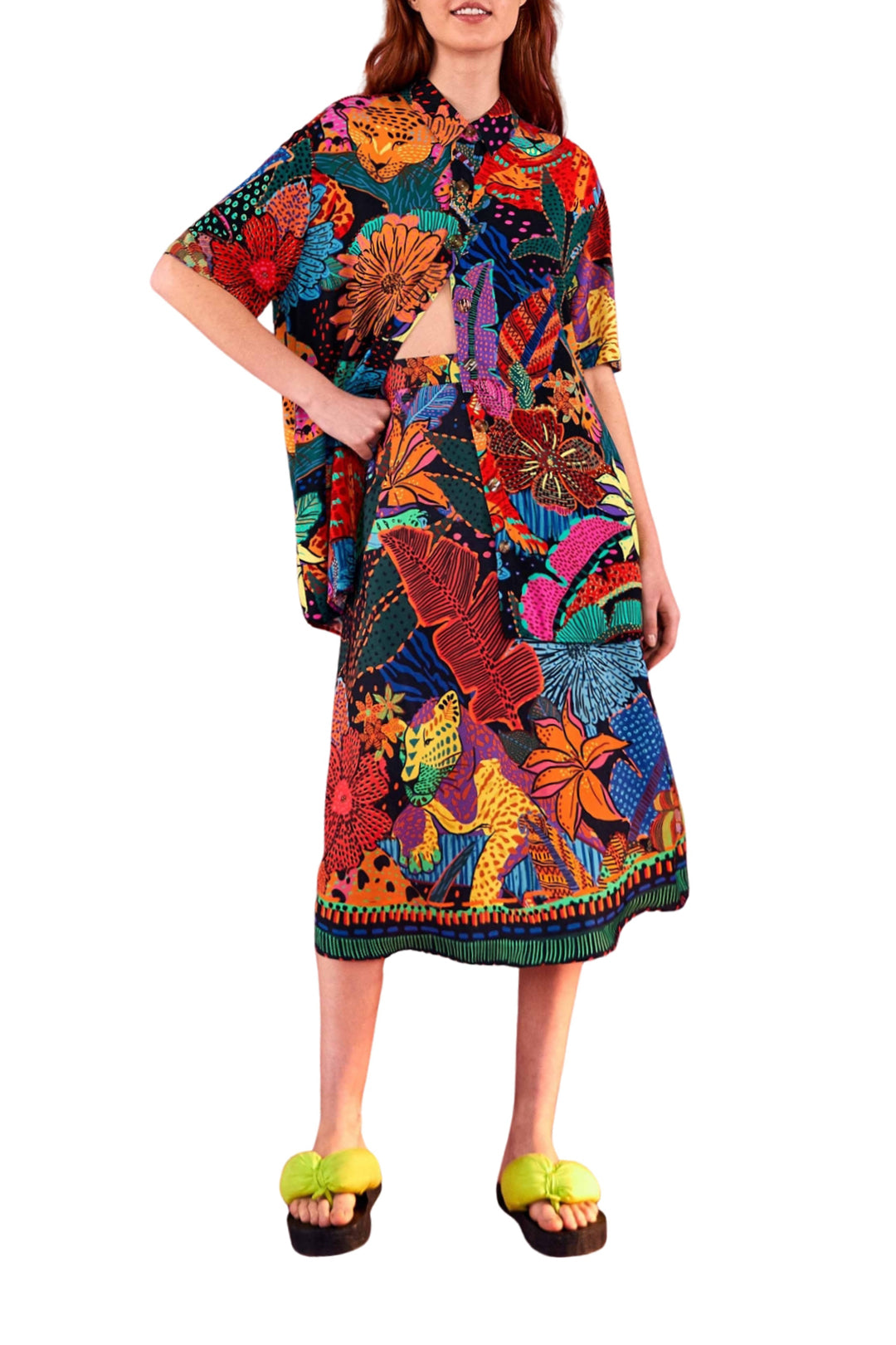 Chemise Léopards cool - Multicolore