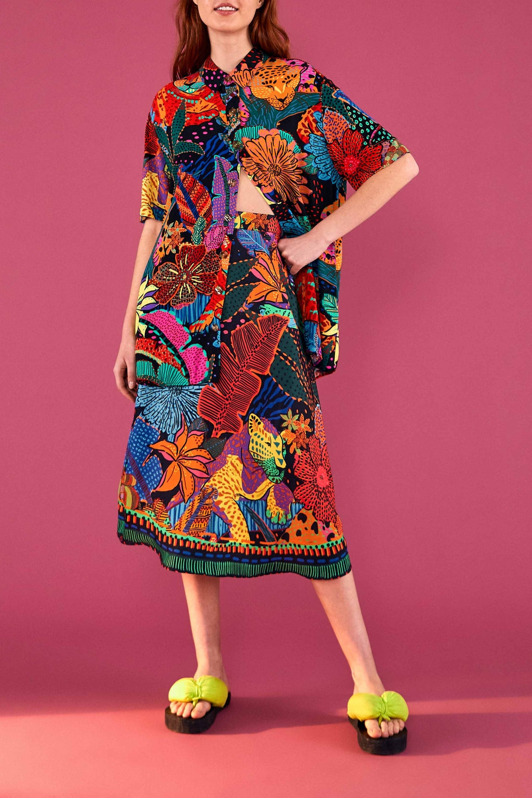 Chemise Léopards cool - Multicolore