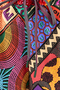 Pantalon de survêtement Dotted Patch en coton mélangé - Multicolore