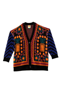 Cardigan Pineapple Scarf - Orange