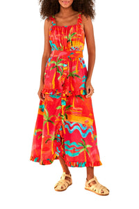 Robe longue Ipanema en coton - Orange