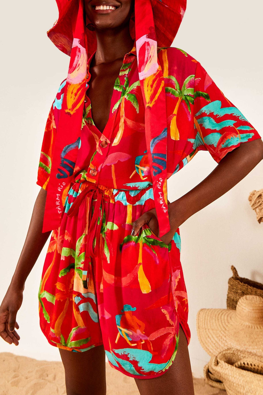 Short Ipanema - Rouge