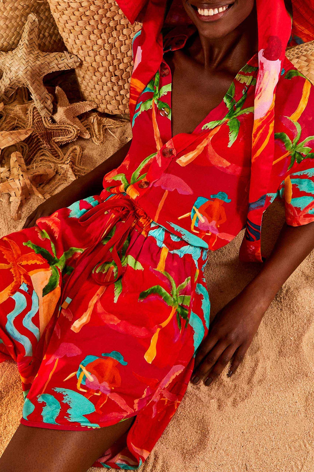 Short Ipanema - Rouge