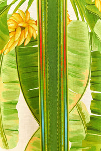 Jupe midi Fresh Forest Scarf en lin - Vert