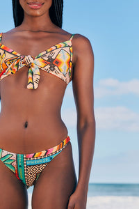 Bas de bikini Banana Scarves - Vert