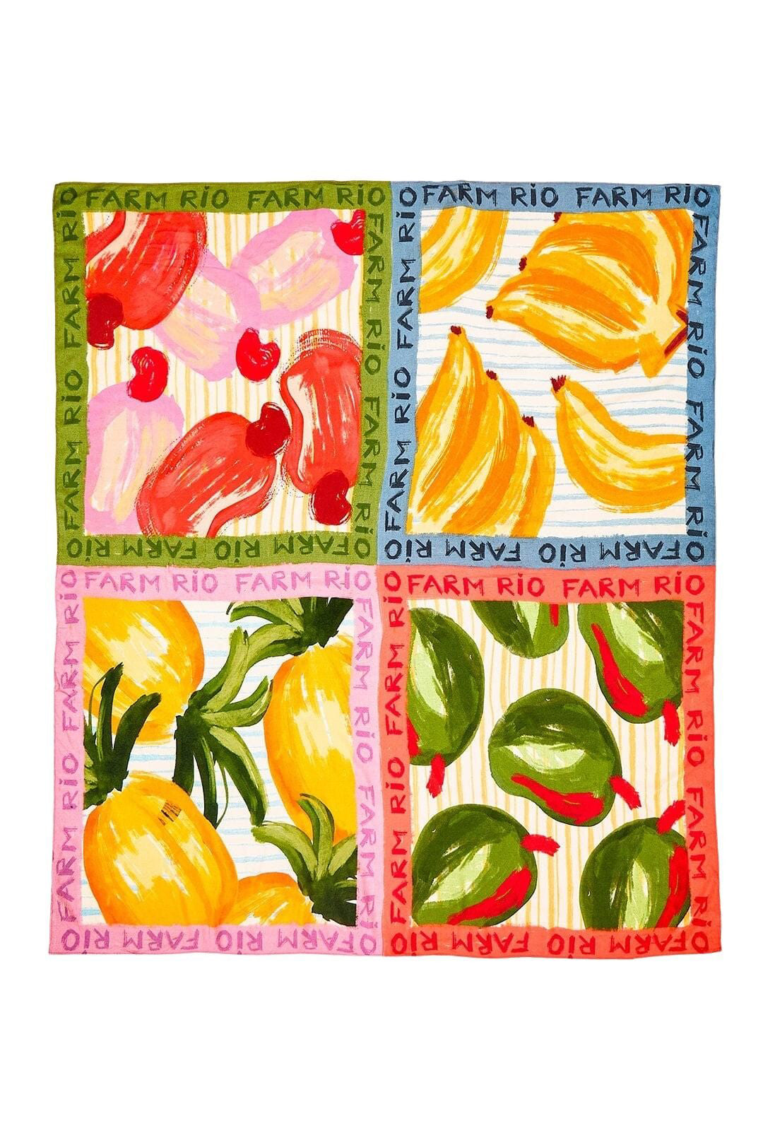 Paréo Fruits Scarves - Multicolore