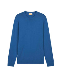 Pull à col rond Light en cachemire - English Blue