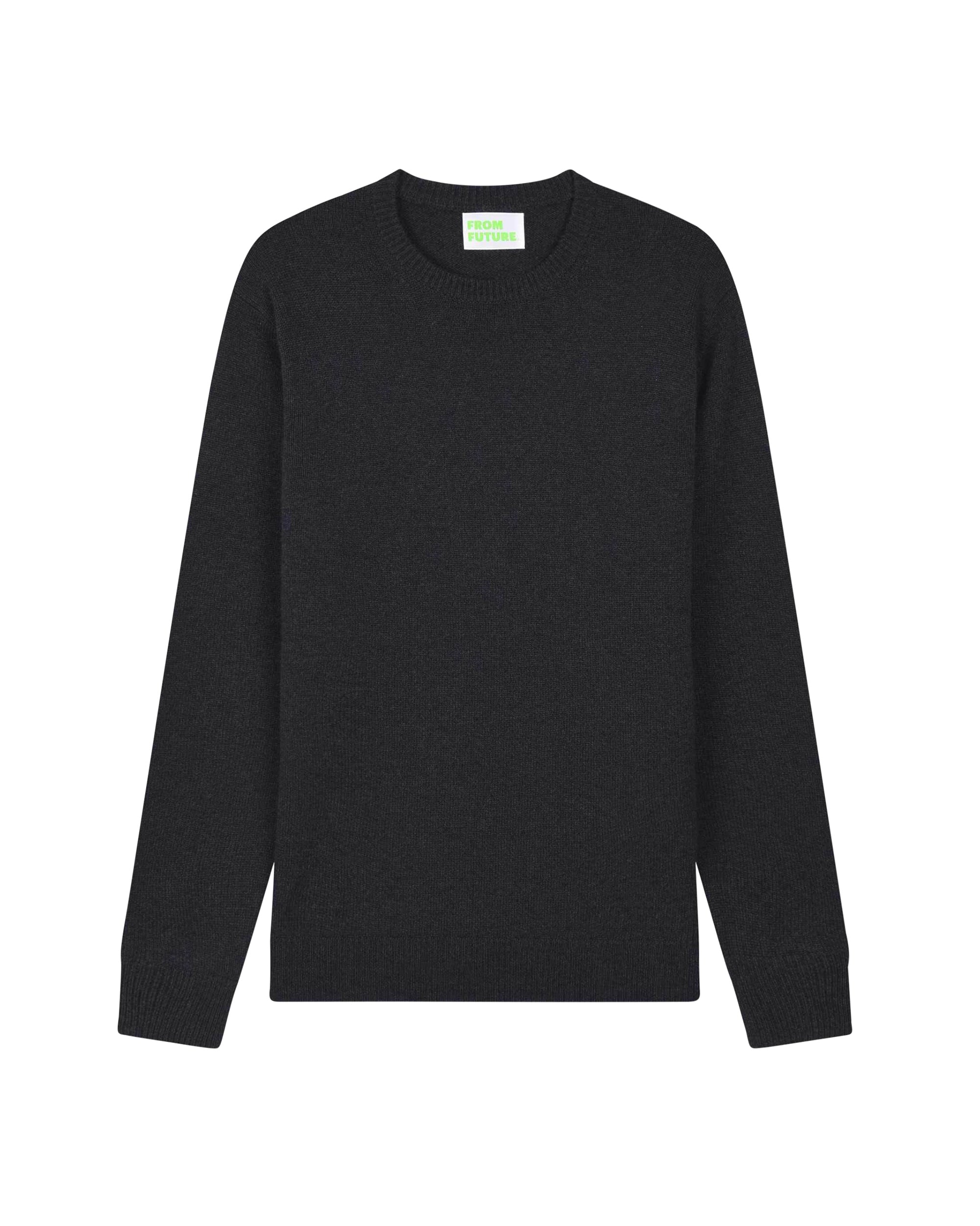 Pull à col rond Light en cachemire - Heather Blue