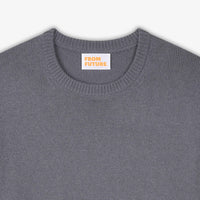 Pull à col rond Light en cachemire - Blue-Gray