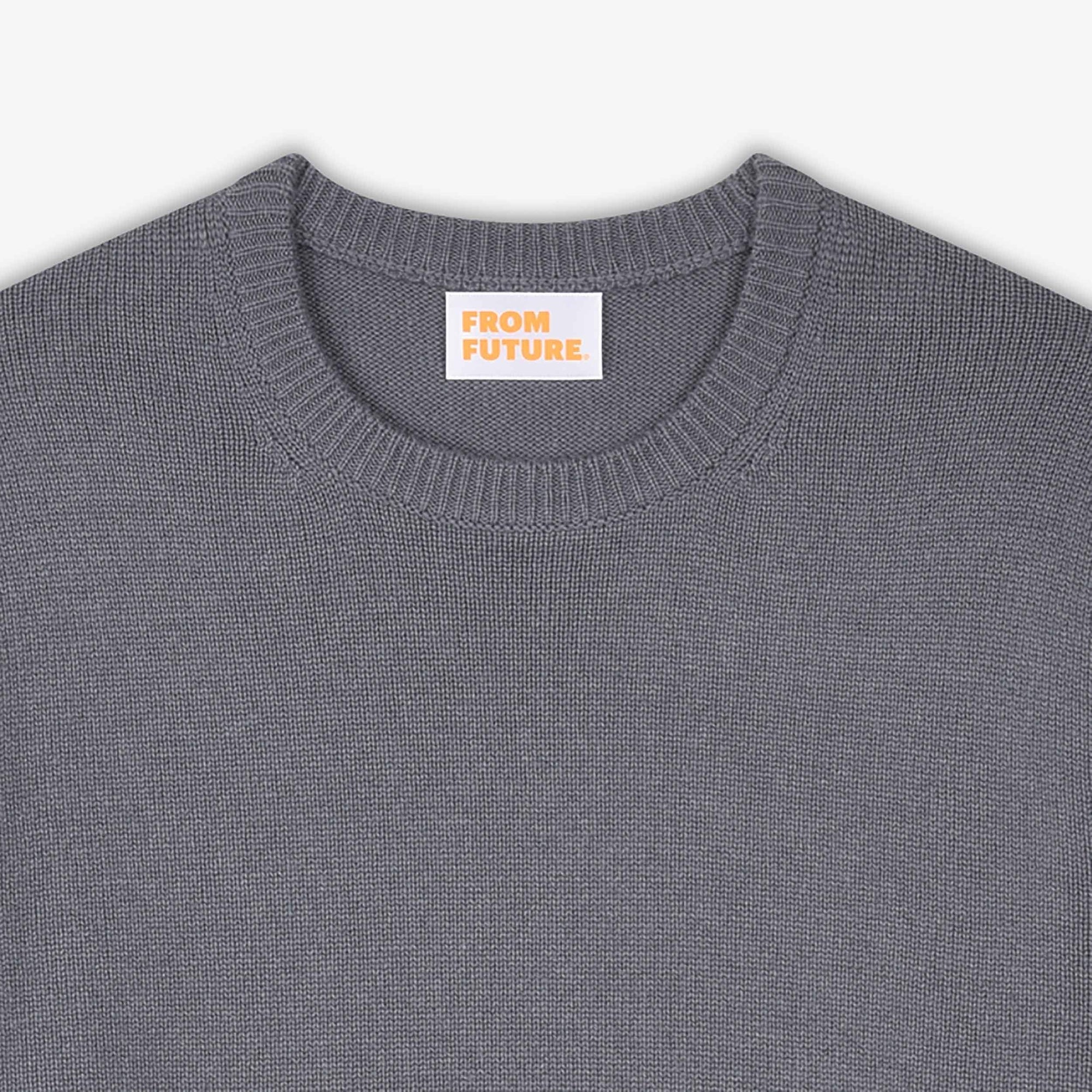 Pull à col rond Light en cachemire - Blue-Gray
