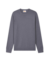 Pull à col rond Light en cachemire - Blue-Gray