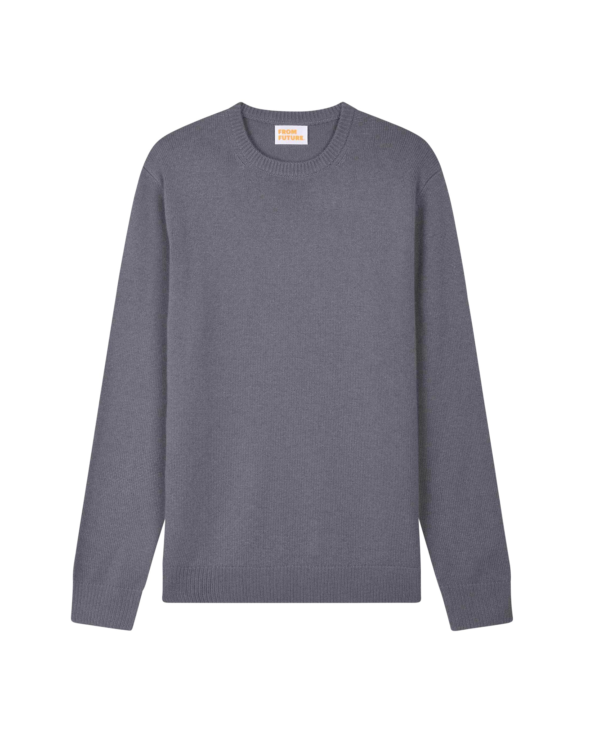 Pull à col rond Light en cachemire - Blue-Gray