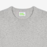 Pull à col rond Light en cachemire - Light Heather Gray