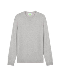 Pull à col rond Light en cachemire - Light Heather Gray