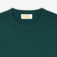 Pull à col rond Light en cachemire - English Green