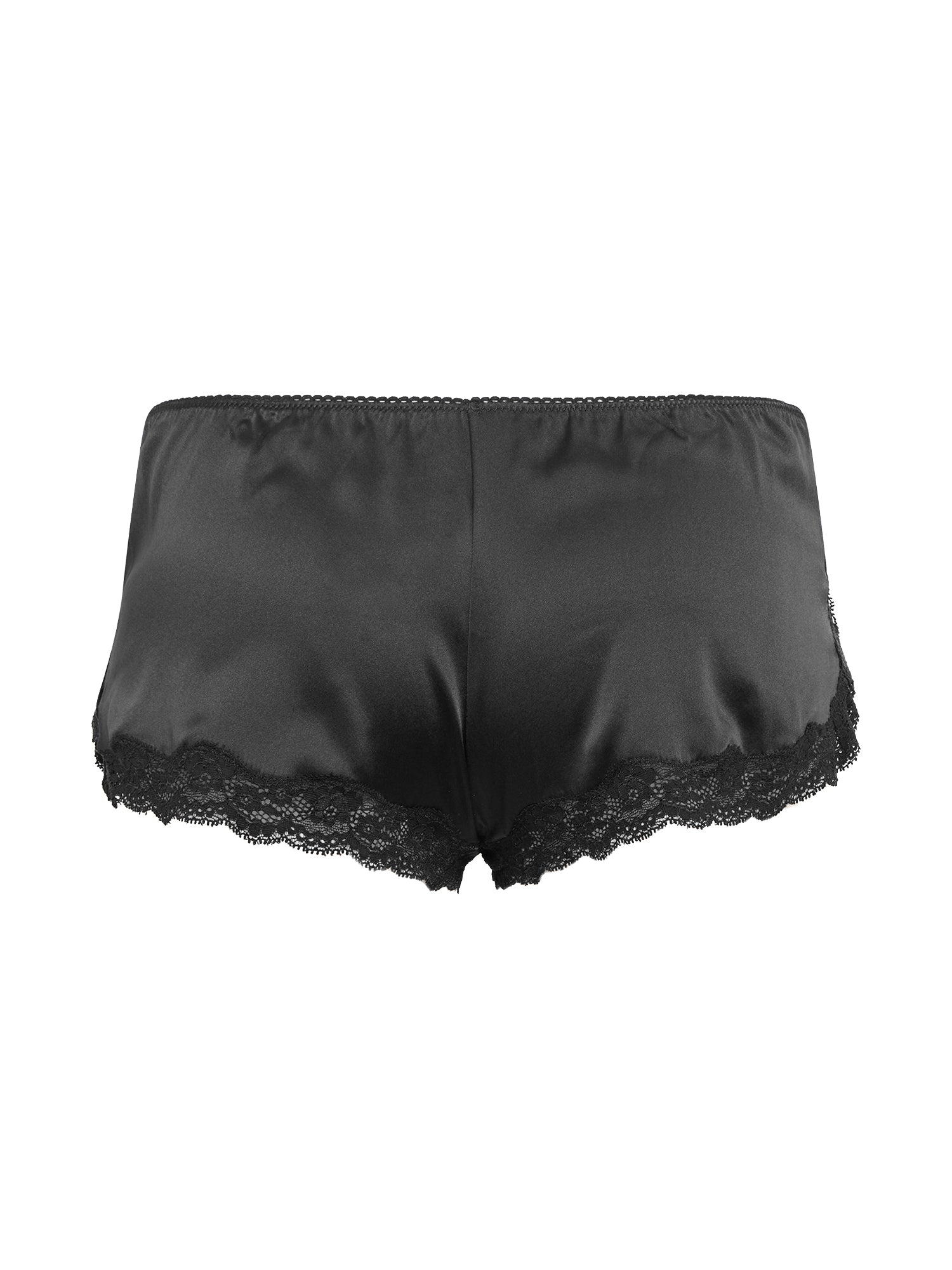 Shorts court Les intemporels en soie - Noir