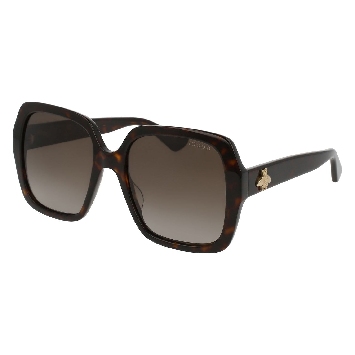 GG0096S Havana acetate Sunglasses - Shiny Dark Havana