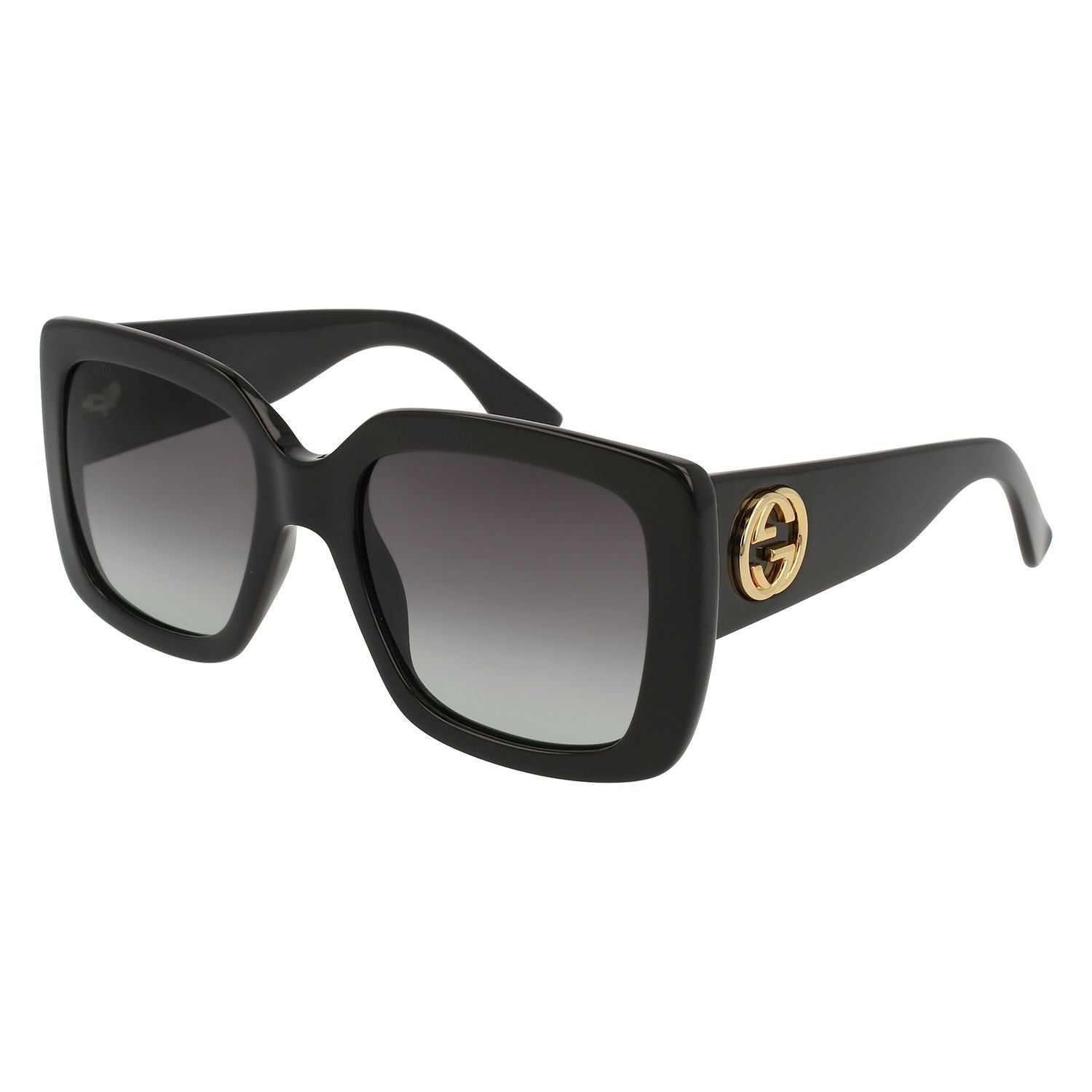 GG0141S Black optyl Sunglasses - Shiny Black