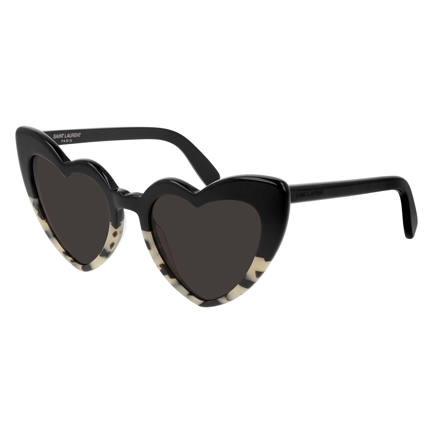SL 181 Loulou Havana acetate Sunglasses - Shiny Black & White Spotted Havana