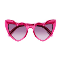 SL 181 Loulou Pink acetate Sunglasses - Shiny Transparent Magenta