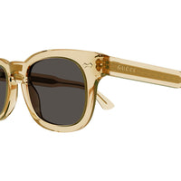 GG0182S Brown acetate Sunglasses - Shiny Transparent Light Brown