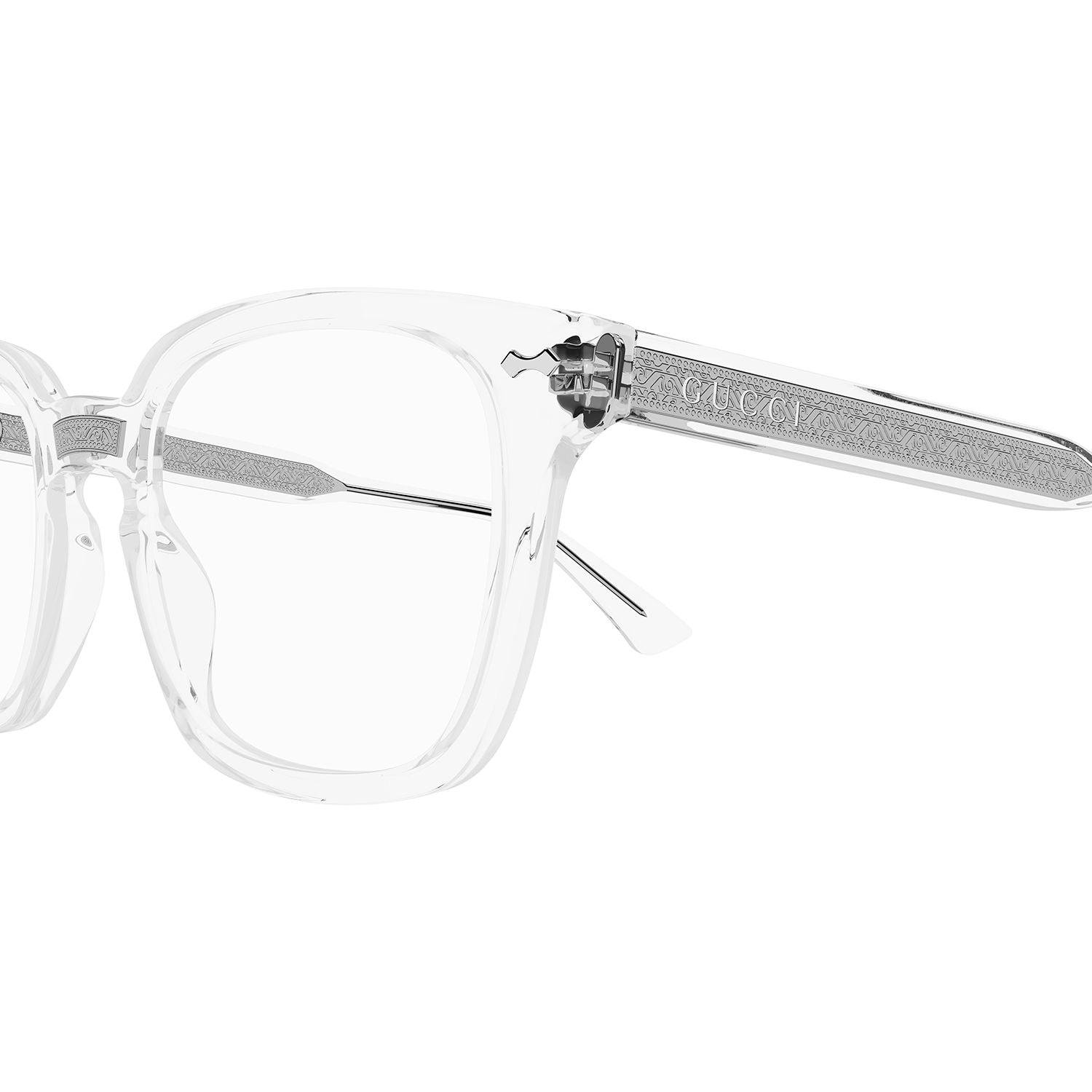 GG0184O Crystal recycled acetate Optical Frames - Shiny Crystal