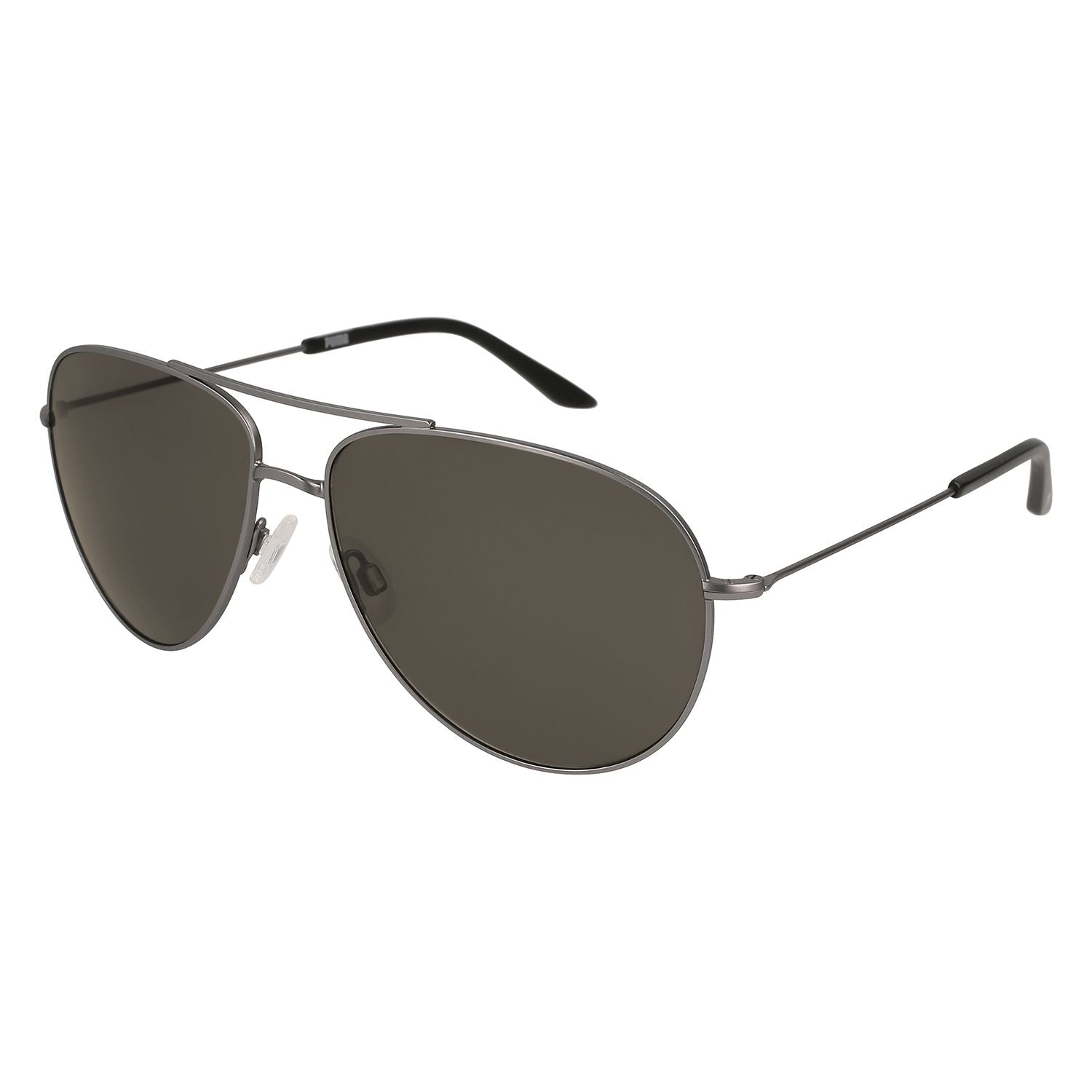 PE0023S Ruthenium metal Sunglasses - Matte Dark Ruthenium