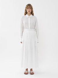 Jupe maxi portefeuille Paloma Chloé x Eres en lin - Iconic Milk