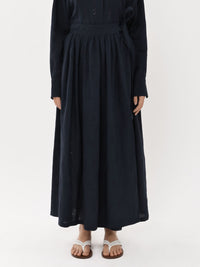 Jupe maxi portefeuille Paloma Chloé x Eres en lin - Summer Night