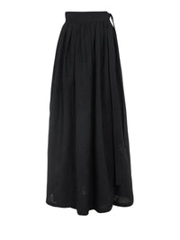 Jupe maxi portefeuille Paloma Chloé x Eres en lin - Summer Night