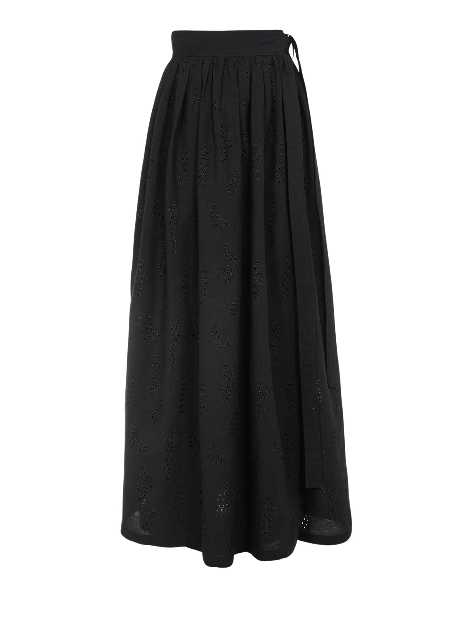 Jupe maxi portefeuille Paloma Chloé x Eres en lin - Summer Night