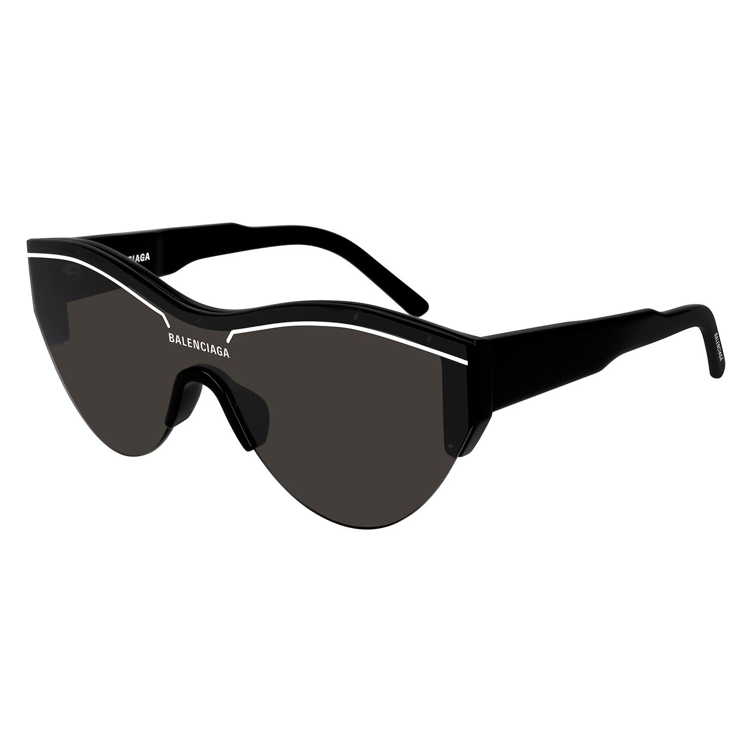 BB0004S Black acetate Sunglasses - Shiny Black
