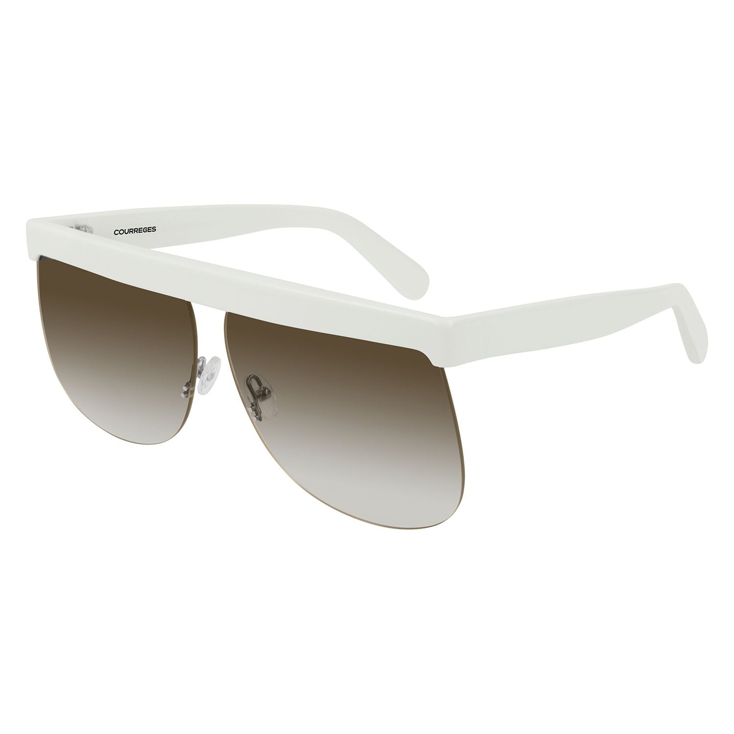 CL1901 White acetate Sunglasses - Shiny Solid White