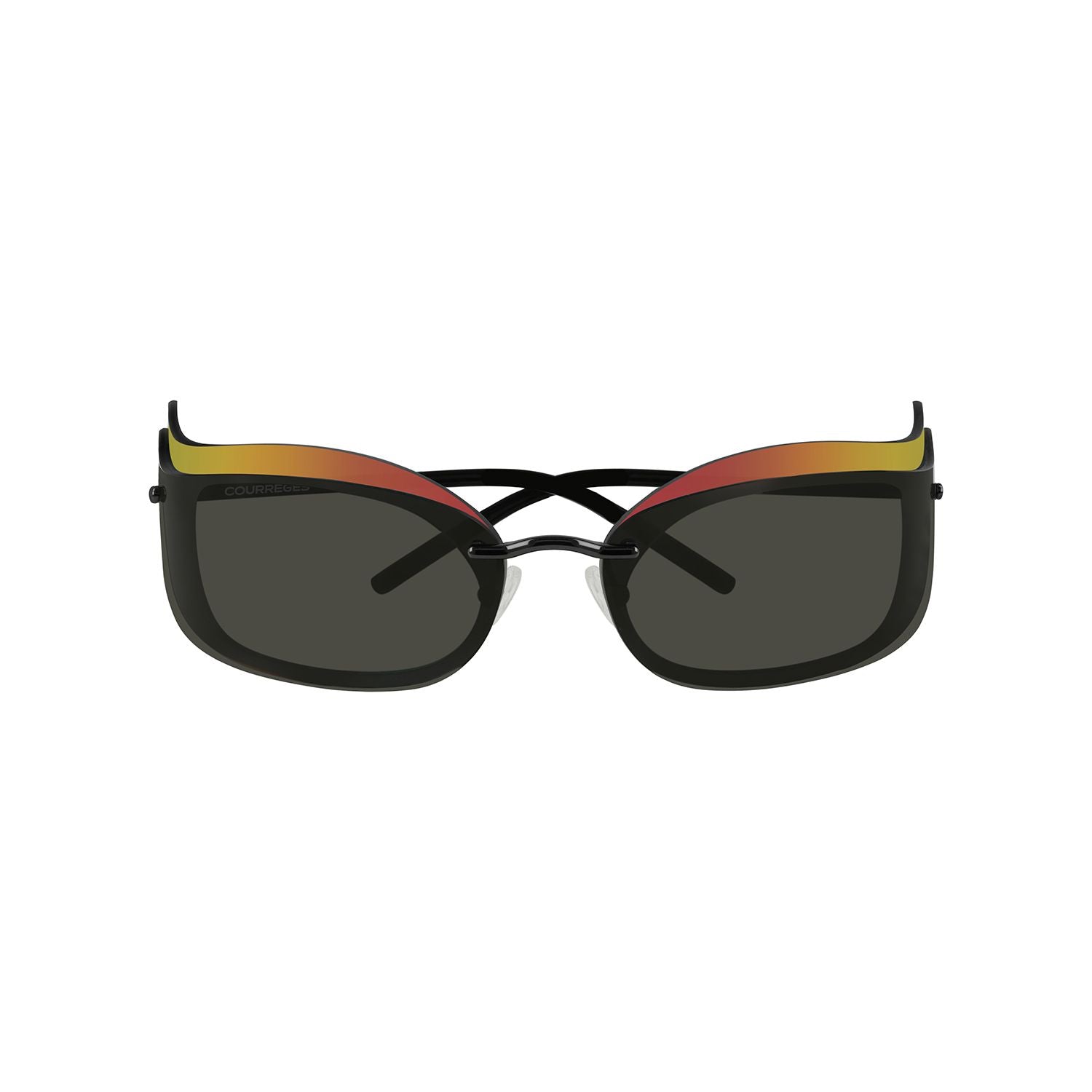 CL1903 Grey metal Sunglasses - Shiny Gun Metal