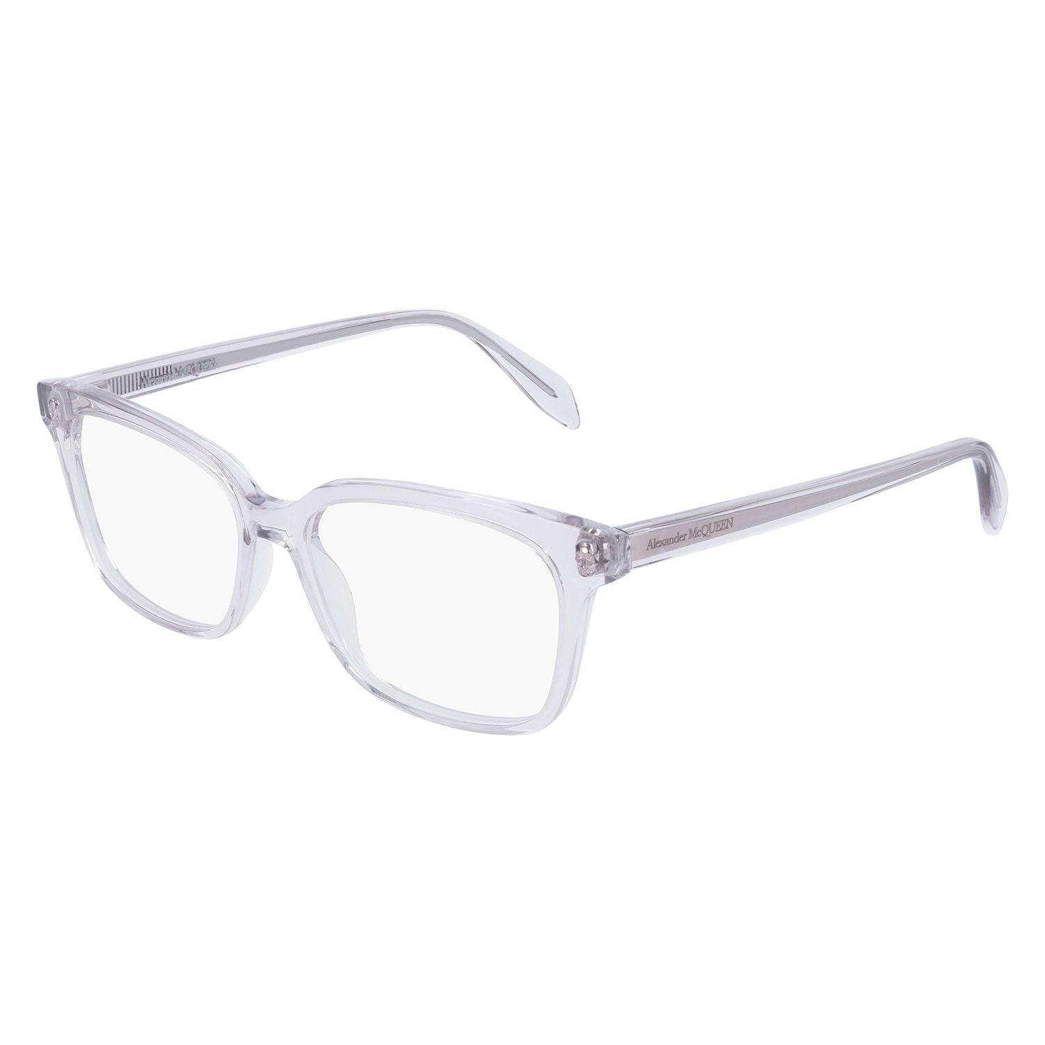 AM0243O Violet acetate Optical Frames - Shiny Bilayer Transparent & Beige Pink