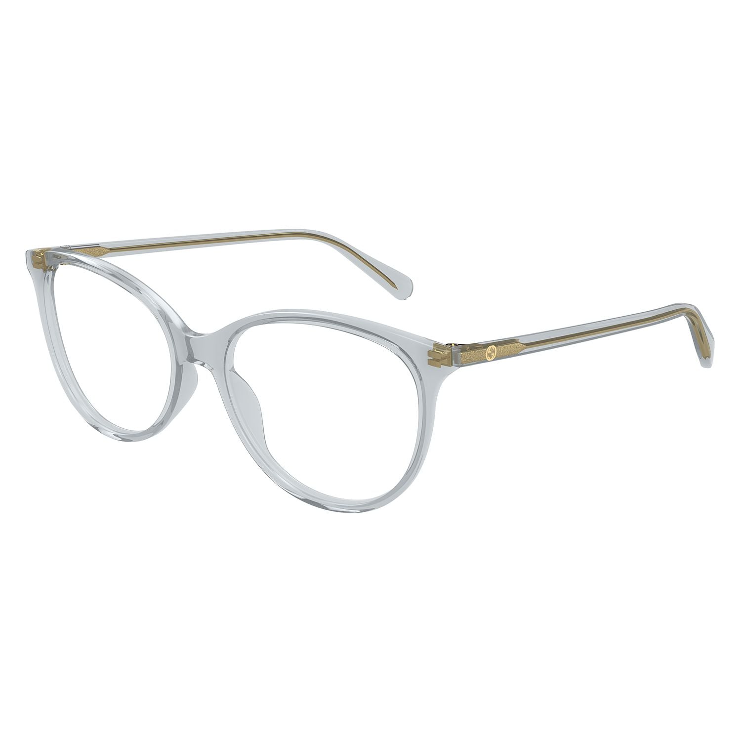 GG0550O Grey recycled acetate Optical Frames - Shiny Light Milky & Light Grey