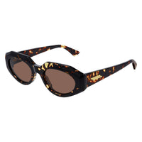 BV1031S Havana acetate Sunglasses - Shiny Spotted Havana