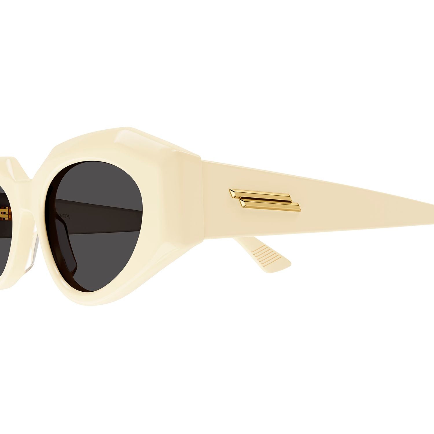 BV1031S Yellow acetate Sunglasses - Shiny Solid Yellow Butter