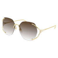 GG0651S Gold metal Sunglasses - Shiny Endura Gold