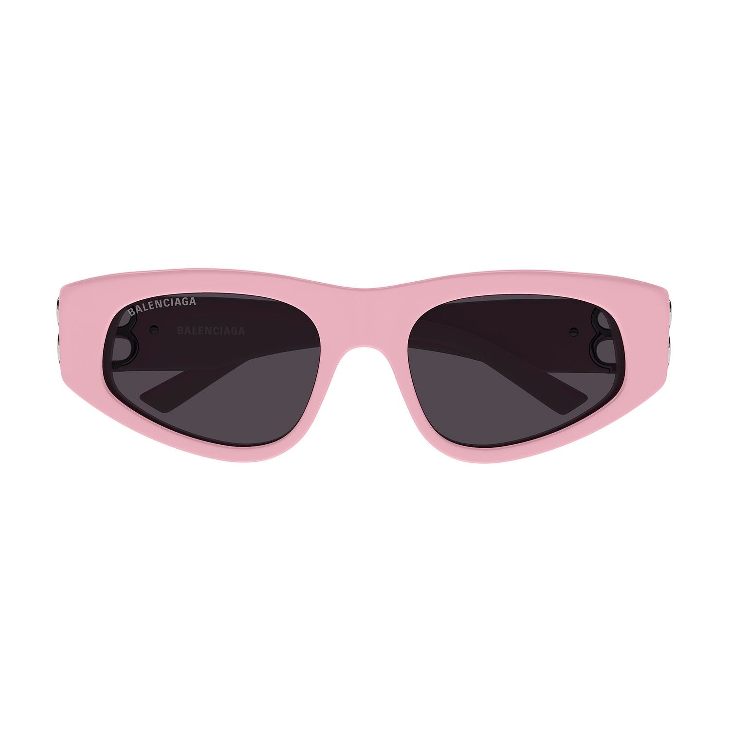 BB0095S Pink recycled acetate Sunglasses - Shiny Solid Pink