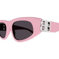 BB0095S Pink recycled acetate Sunglasses - Shiny Solid Pink