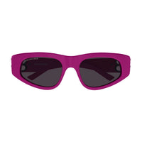 BB0095S Fuchsia recycled acetate Sunglasses - Shiny Solid Fuchsia