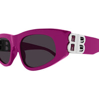 BB0095S Fuchsia recycled acetate Sunglasses - Shiny Solid Fuchsia