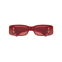 BB0096S Red recycled acetate Sunglasses - Shiny Solid Red