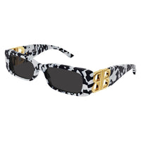 BB0096S Havana recycled acetate Sunglasses - Shiny Black & White Havana