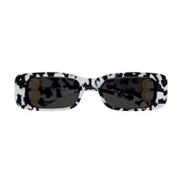 BB0096S Havana recycled acetate Sunglasses - Shiny Black & White Havana