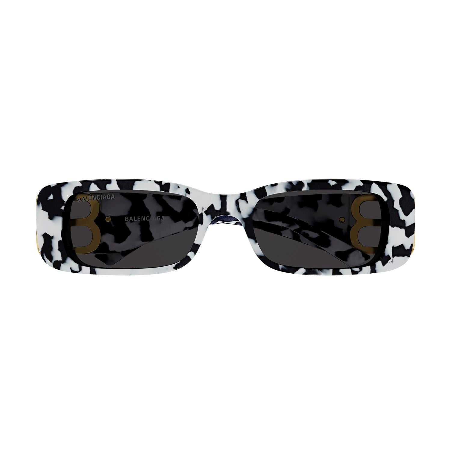 BB0096S Havana recycled acetate Sunglasses - Shiny Black & White Havana